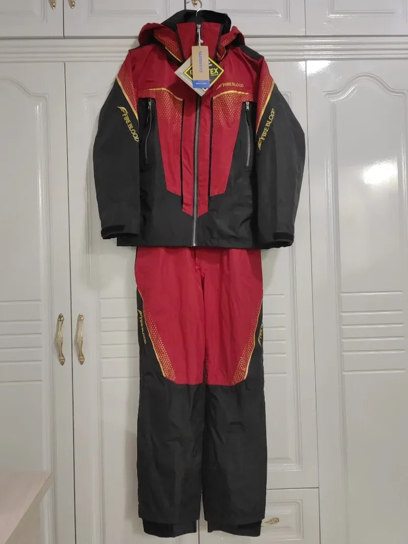 Fishing Rain Suit - ฤดูใบไม้ผลิฤดูใบไม้ร่วงเสื้อตกปลากันน้ําและกางเกงโดยรวม 2 ชิ้นชุดสําหรับชายกันฝน 3 ชั้นชุดตกปลาตกปลาเสื้อผ้า