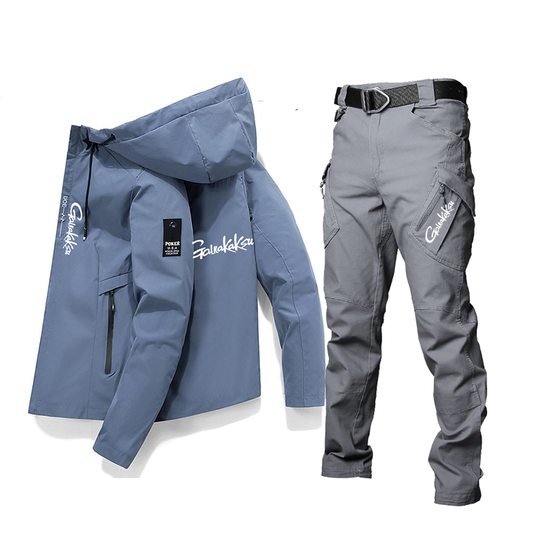 ชุดตกปลากางเกงเสื้อลำลองป้องกั - Fishing Rain Suit บทวิจารณ์และราคา