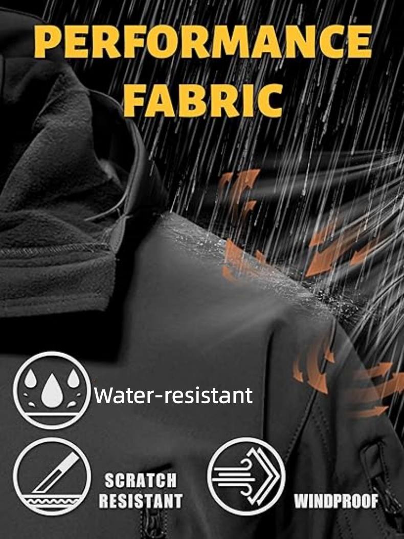 เสื้อแจ็คเก็ตซอฟต์เชลล์ผ้าฟลีซ - Fishing Jacket Waterproof บทวิจารณ์และราคา