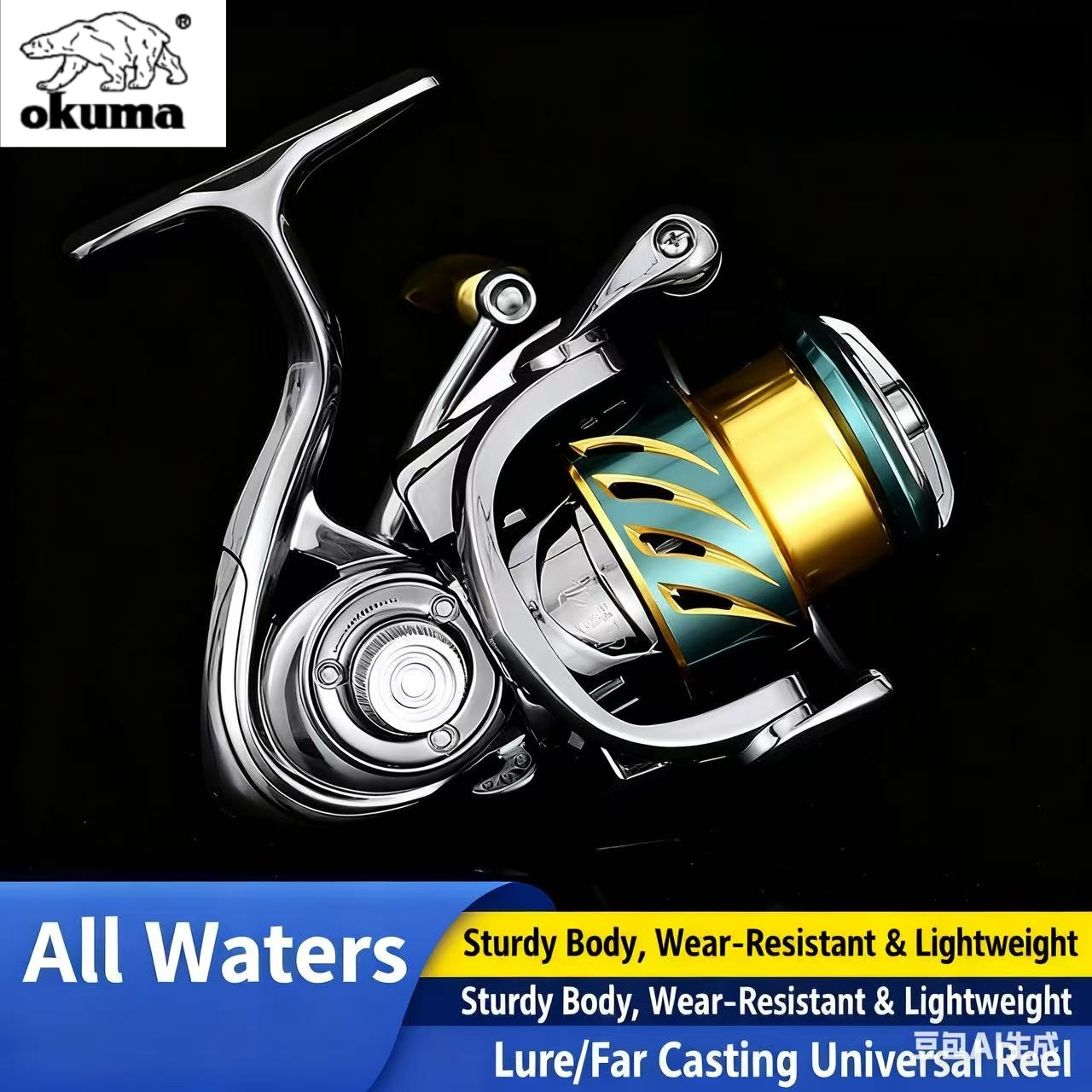 รอกตกปลาโอคุมะ รอกสปินนิ่ง รอก - Daiwa Reel Bg บทวิจารณ์และราคา